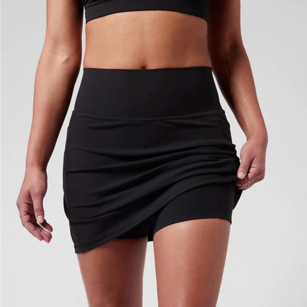 Athleta Black Active Skort